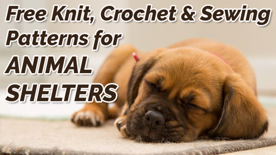 Free Knit, Crochet and Sewing Patterns for Animal Shelters